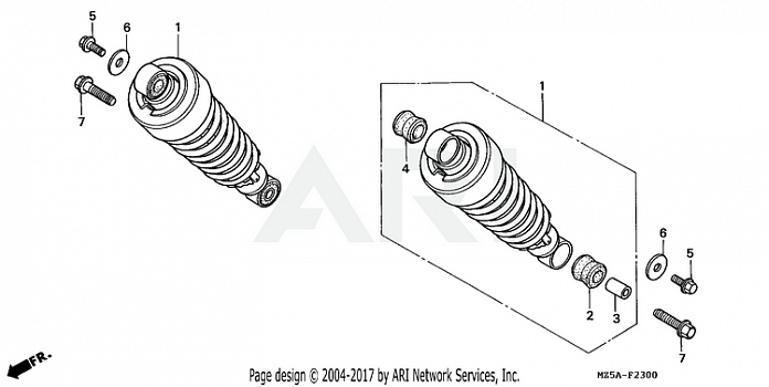 REAR SHOCK ABSORBER