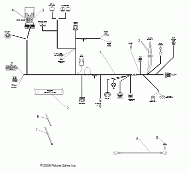 ELECTRICAL, WIRE HARNESSES - A10GJ45AA (49ATVHARNESS09OUT450)