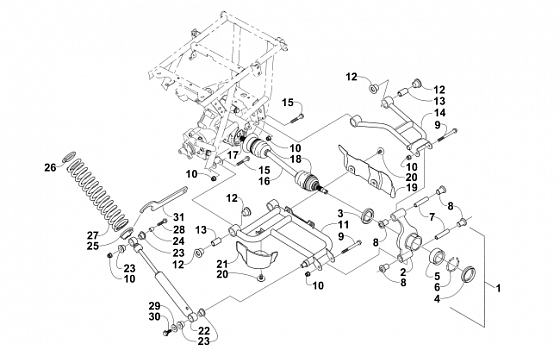 REAR SUSPENSION ASSEMBLY