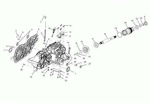 GEARCASE (Cases and Snorkel) - A00CH50AK (4954805480D007)