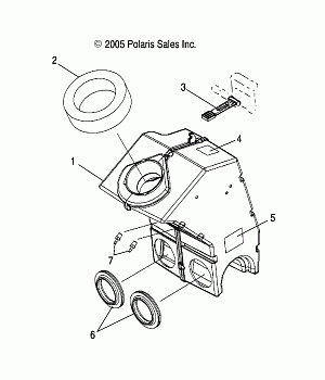 AIR BOX ASSEMBLY - S06PS6FS/FSA (4997459745C07)