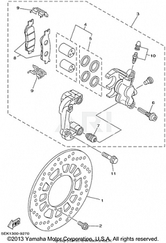 FRONT BRAKE CALIPER