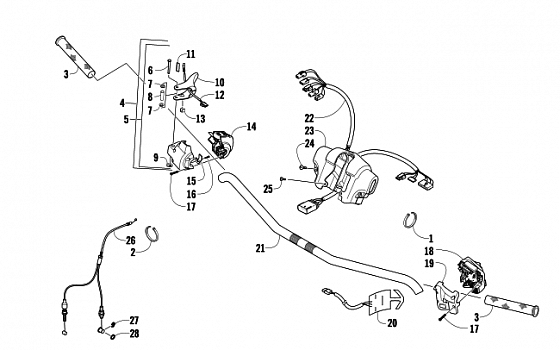 HANDLEBAR AND CONTROLS