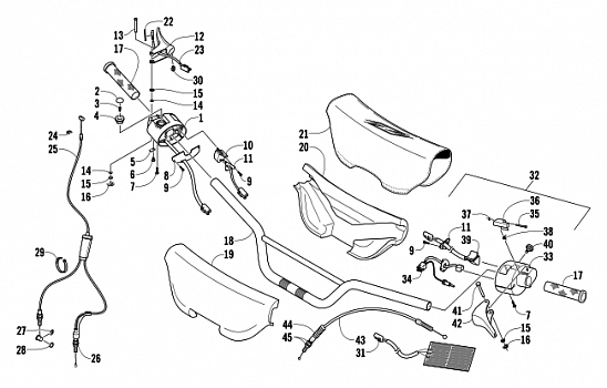 HANDLEBAR AND CONTROLS