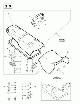 Seat And Engine Cover (GTS)