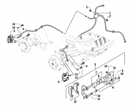 HYDRAULIC BRAKE ASSEMBLY