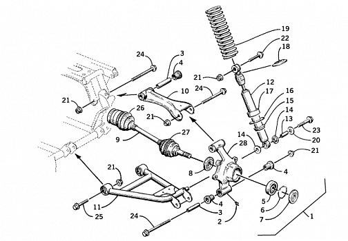 REAR SUSPENSION ASSEMBLY