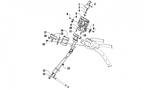 STEERING POST ASSEMBLY