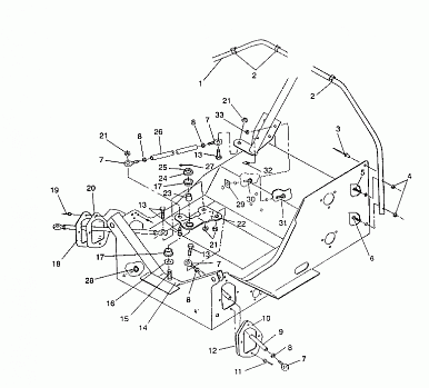 STEERING ASSEMBLY 440 XCR / 0931760 (4923022302016A)