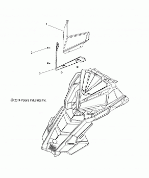 BODY, WINDSHIELD - S15DR6PEL (49SNOWWINDSHLD15PROX)