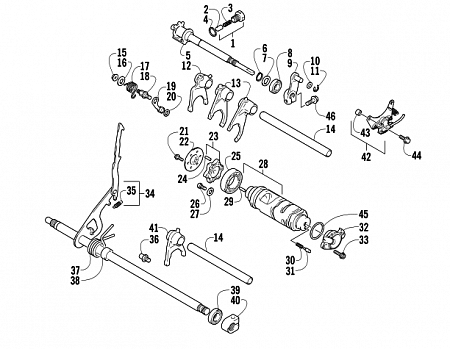 GEAR SHIFTING ASSEMBLY