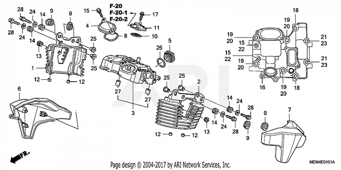 REAR CYLINDER HEAD COVER