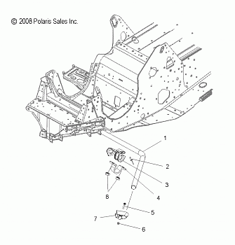 SUSPENSION, SWAY BAR - S09PM7JS/JSL (49SNOWSWAYBAR09700RMK)