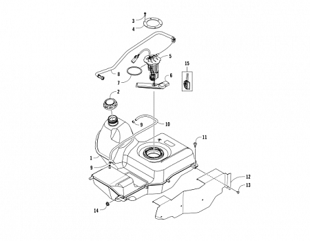 GAS TANK ASSEMBLY