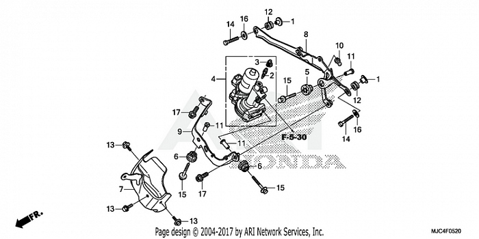 FRONT POWER UNIT (CBR600RA)