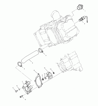 WATER PUMP - A00CD50FB (4954885488D013)