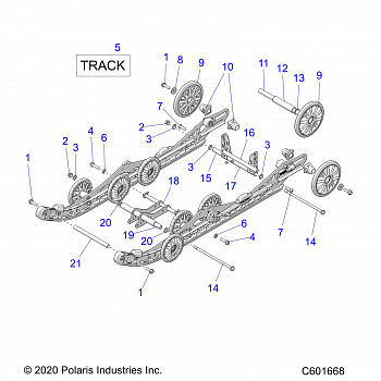 SUSPENSION, REAR - S21TKV8RS/8RE ALL OPTIONS (C601668)