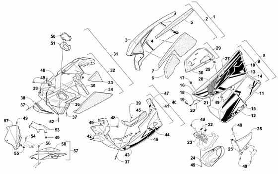 SKID PLATE AND SIDE PANEL ASSEMBLY