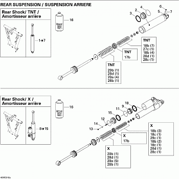 Take Apart Shock, Rear X