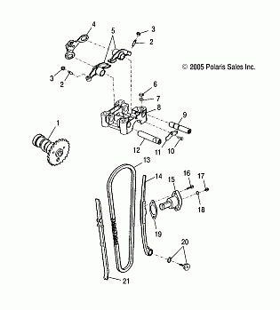 ENGINE, VALVE CAM - A07PB20AA/AD (4999202449920244A09)