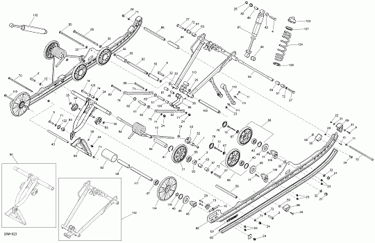 Rear Suspension  - 600HO ETEC