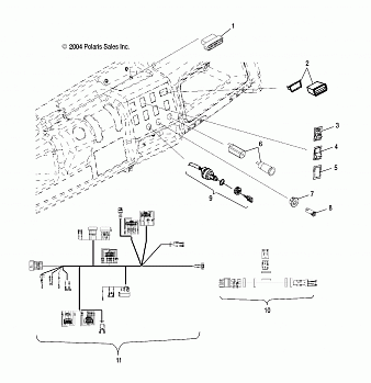 DASH INSTRUMENTS and CONTROLS - R05RD68AA/AB (4998269826A08)