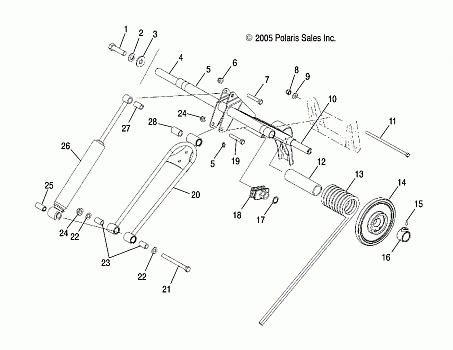 TORQUE ARM, REAR - S06PS6FS/FSA (4997459745B14)