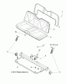 BODY, SEAT AND BELTS (BUILT 9/30/13 AND BEFORE) - R14RH57AA/AC/AR/6EAZ (49RGRSEAT12500)