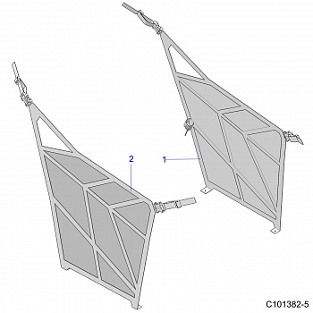 BODY, SIDE NETS -  A18HZA15B4 (C101382-5)