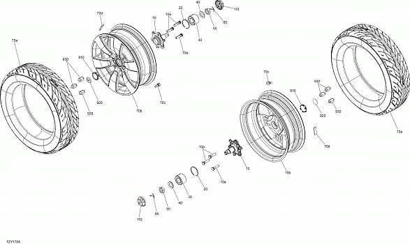 Drive System, Front - All Models