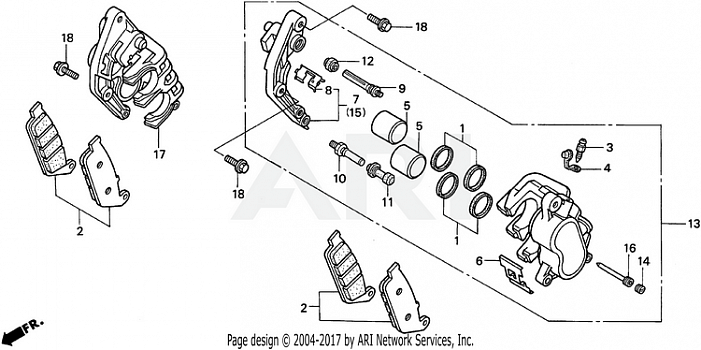 FRONT BRAKE CALIPER