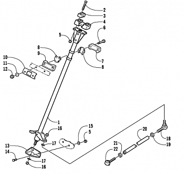 STEERING POST ASSEMBLY