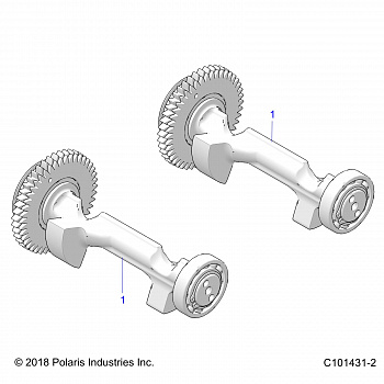 ENGINE, BALANCE SHAFT - A20SGE95AK (C101431-2)