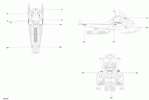 Decals Tundra - 600 ACE - Package LT