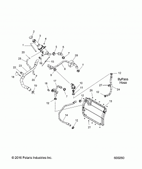 ENGINE, COOLING SYSTEM - S17EEG6PSA/PSL (600260)