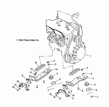 ENGINE MOUNTING - S05NJ5BS/A (4992769276C08)