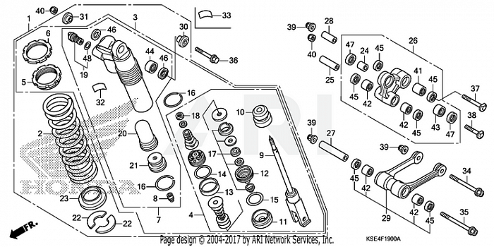 REAR SHOCK ABSORBER