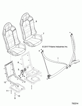 BODY, SEAT BELT AND MOUNTING - Z18VDS99CK (702214)