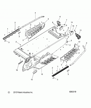 CHASSIS, TUNNEL and REAR ASM. - S17DDJ6PEM (600319)