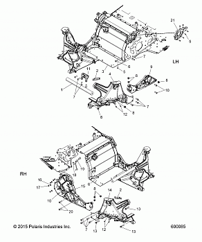 CHASSIS, BULKHEAD ASM. - S17DDJ6PEM (600085)