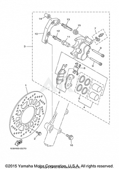 FRONT BRAKE CALIPER