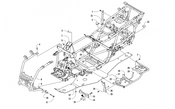 FRAME AND RELATED PARTS