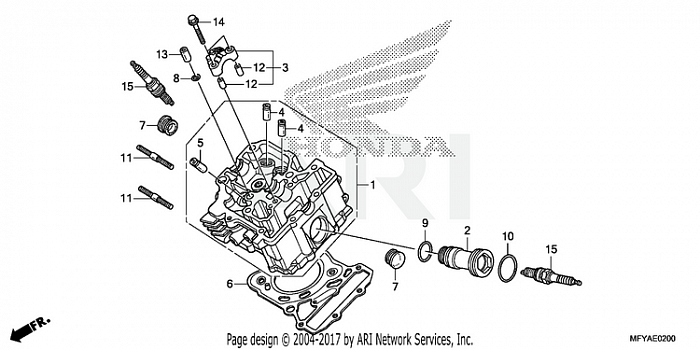 FRONT CYLINDER HEAD