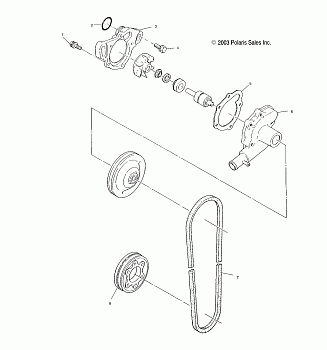 WATER PUMP - S04ND4BS/BSA (4988678867D03)