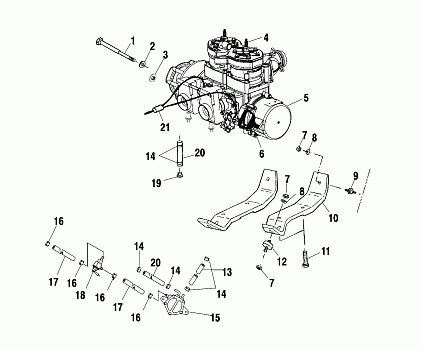 ENGINE MOUNTING - S01ST6ES (4960836083C005)