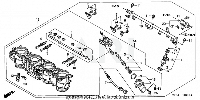 THROTTLE BODY ASSY. ('00-'01)