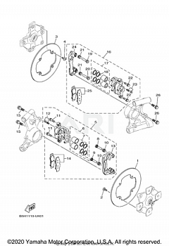 REAR BRAKE CALIPER