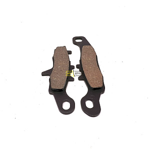 Тормозные колодки semi-metall для Kawasaki KVF650 Prairie/Brute Force / KFX700/450 передние левые арт. HLK-P148