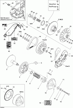 Pulley System GSX 550F