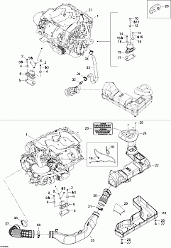 Engine Support And Air Intake